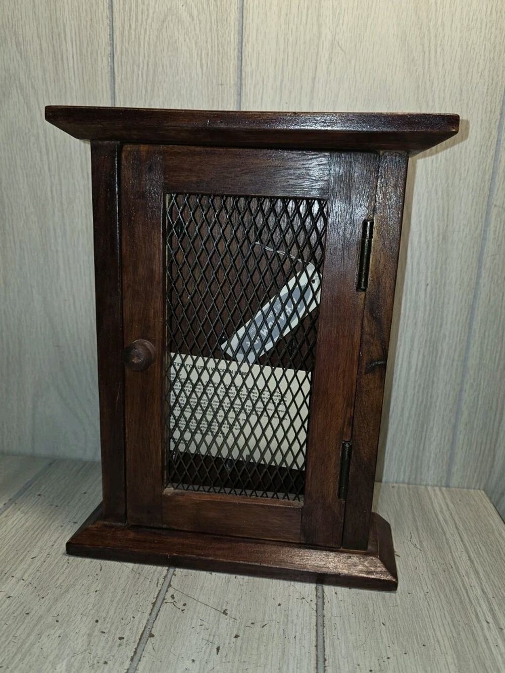 Vintage Wooden Wall Décor Key Hanging Cabient Box Hand Crafted Boltze Gruppe New